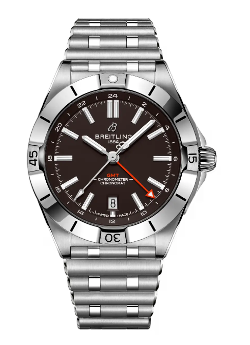 Review Breitling Chronomat Automatic GMT 40 NFL Cleveland Browns Edition Replica watch A32398E21B1A1